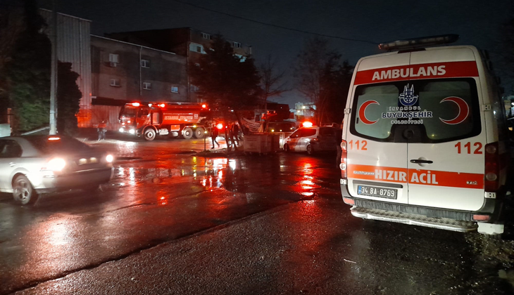 İstanbul’da tekstil fabrikasında yangın