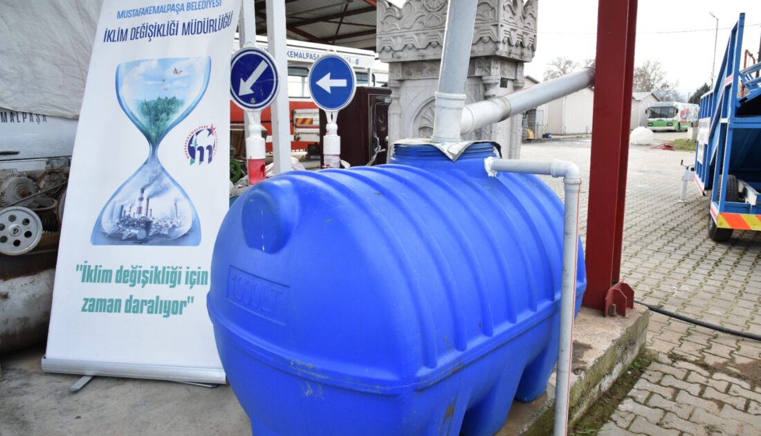 Mustafakemalpaşa’da Yağmur Suyu Hasadı Projesiyle yıllık yüzde 15 tasarruf sağlanacak