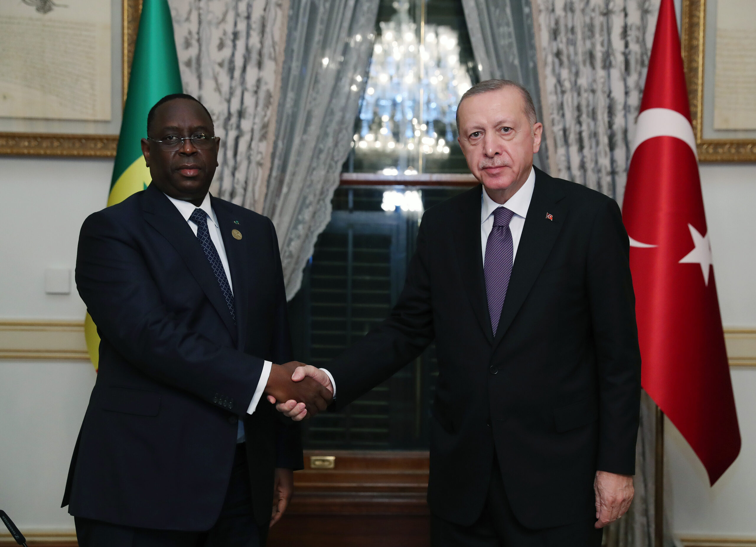 Cumhurbaşkanı Erdoğan, Senegal Cumhurbaşkanı ile görüştü