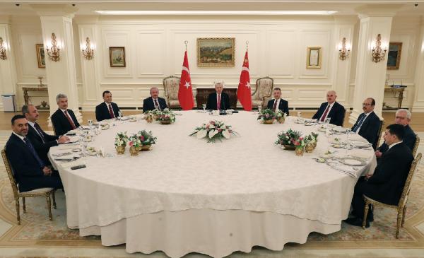 Cumhurbaşkanı Erdoğan, yasama, yürütme ve yargı temsilcileriyle görüştü Cumhurbaşkanı Erdoğan, yasama, yürütme ve yargı temsilcileriyle görüştü