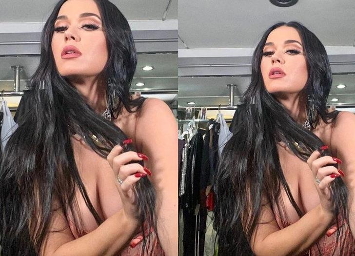 Katy Perry’den üstsüz paylaşım!