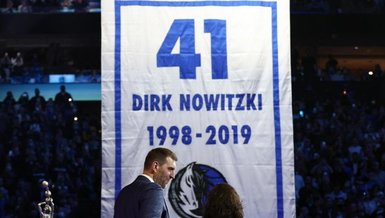 Dirk Nowitzki’nin forması emekli edildi