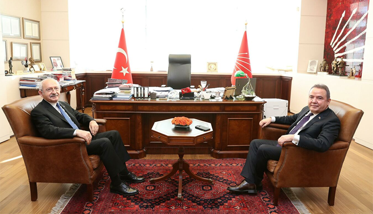 Antalya Büyükşehir Belediye Başkanı Böcek, Kılıçdaroğlu ve Akşener ile bir araya geldi