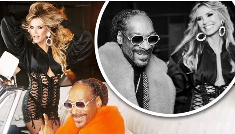 Heidi Klum ve Snoop Dogg birlikte şarkı söyledi