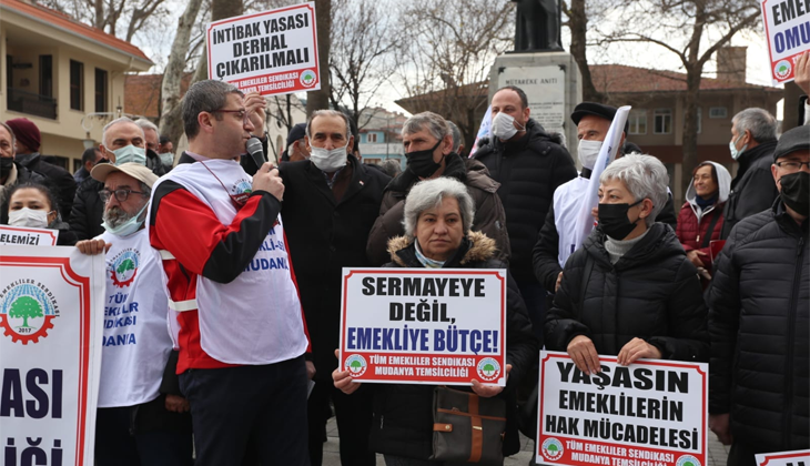 Tüm Emekliler Sendikası’ndan Bursa’da basın açıklaması