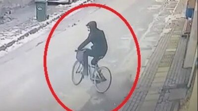 Bursa’da çok rahat soygun! Bisikleti aldı kaçtı…