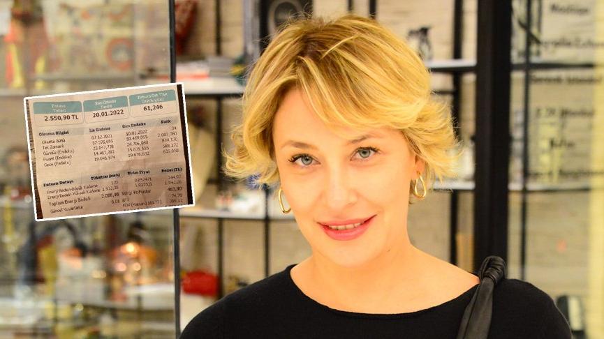 Gülse Birsel elektrik faturasını paylaştı: Kira tadında