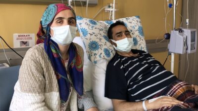 Bursa’da eşine karaciğeriyle hayat verdi