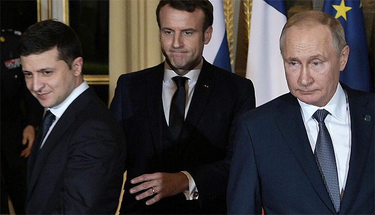 Elysee Sarayı: Macron, önümüzdeki günlerde Putin ve Zelenskiy ile görüşecek