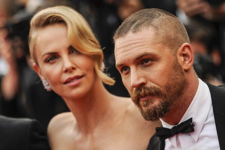 Charlize Theron ve Tom Hardy çekimde kavga etti