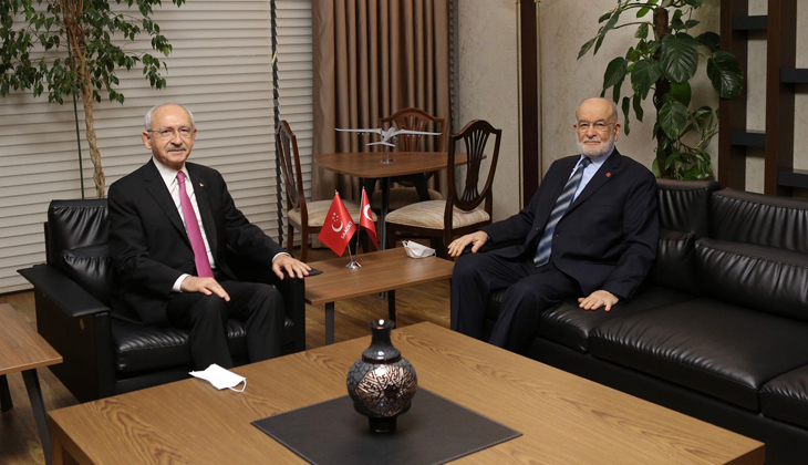 Kılıçdaroğlu, Karamollaoğlu’nu ziyaret etti