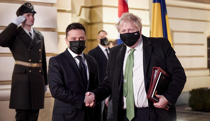 İngiltere Başbakanı Johnson, Ukrayna’da