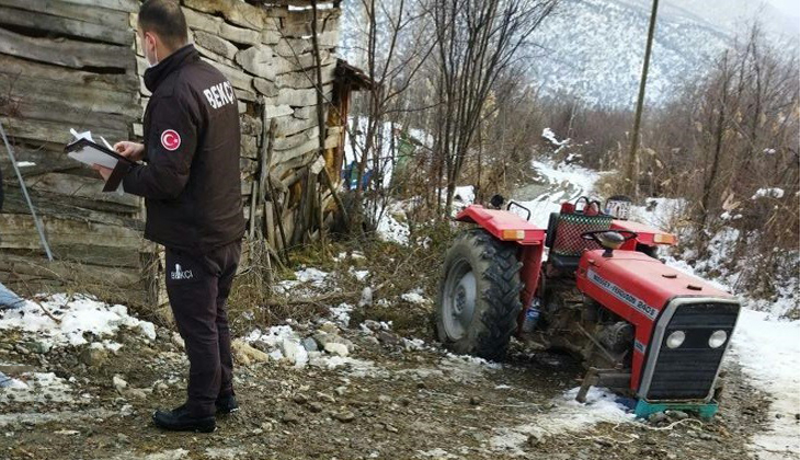 Kastamonu’da devrilen traktörün sürücüsü hayatını kaybetti