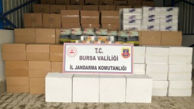 Bursa’da jandarmadan kaçak tütün operasyonu