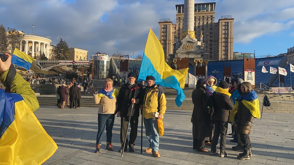 Ukrayna’da halk sokağa döküldü