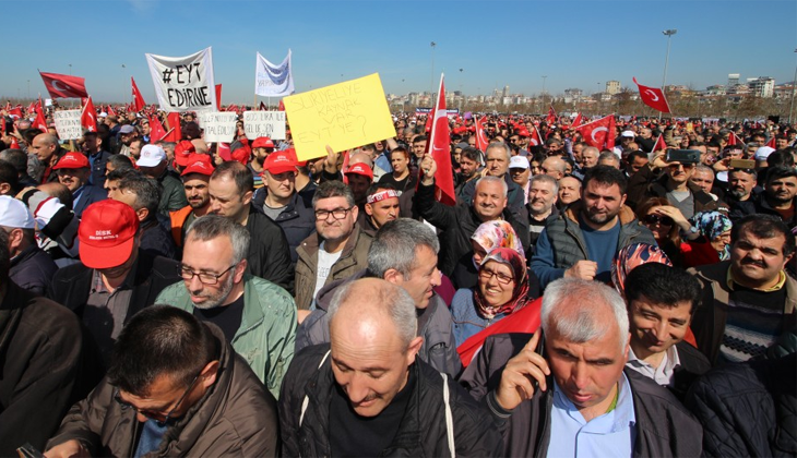 EYT’lilerden siyasilere net mesaj: Tek ortak paydamız…