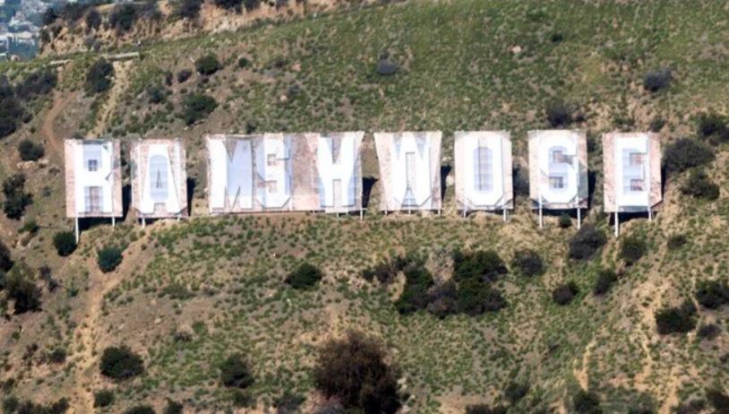 Meşhur ‘Hollywood’ tabelasını değiştirdiler