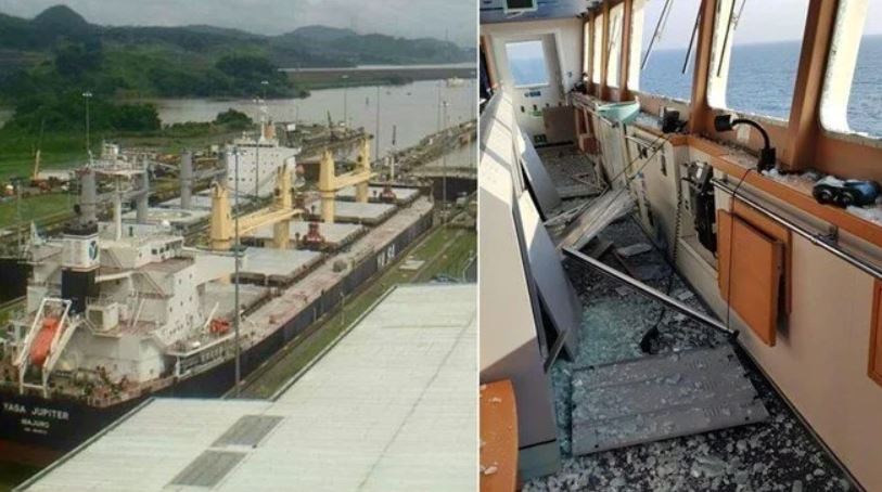 Karadeniz’de Türk gemisine bomba isabet etti