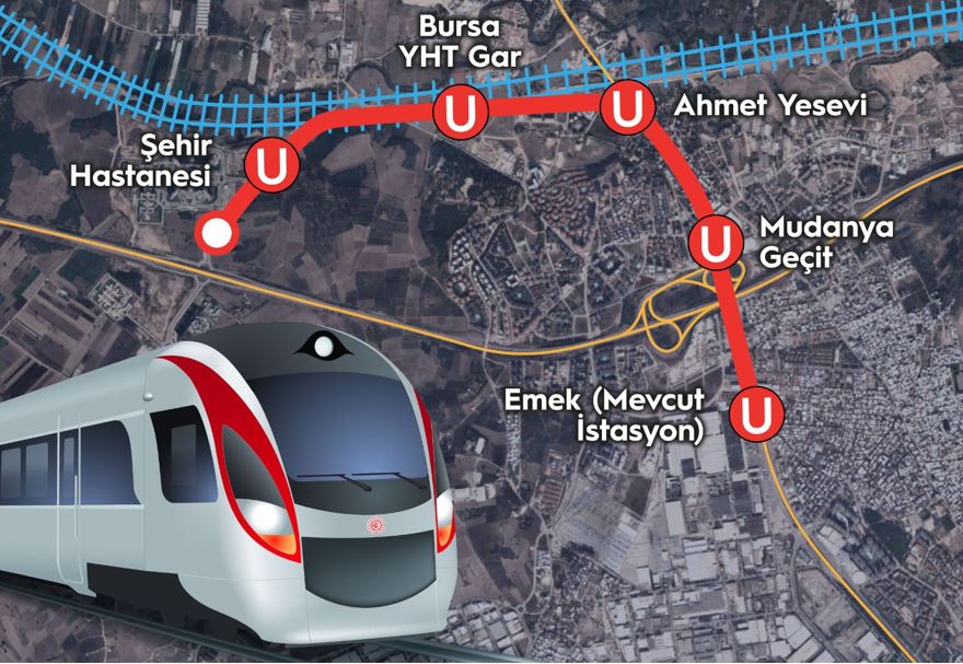 Bursa’da Şehir Hastanesi Metrosunda 24 saat mesai! Ulaştırma Bakanı geliyor
