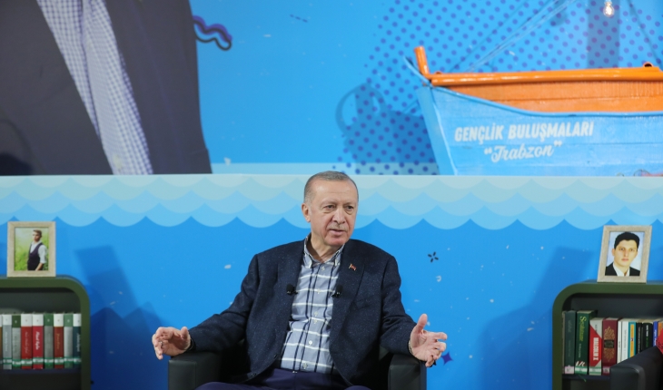 Cumhurbaşkanı Erdoğan, Trabzon’da gençlerle buluştu