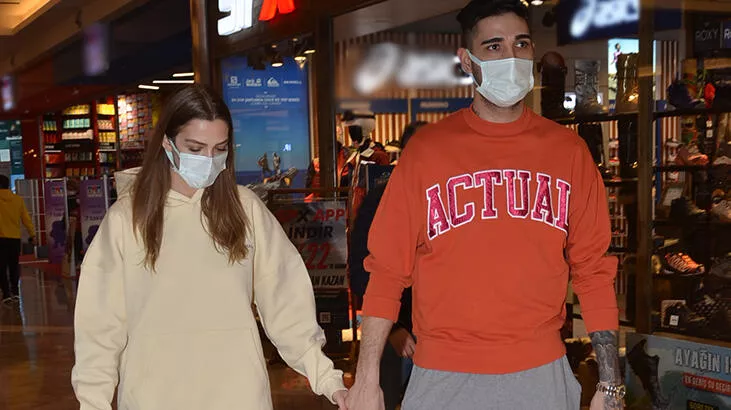 İdo Tatlıses ile Yasemin Şefkatli’nin el ele alışveriş turu