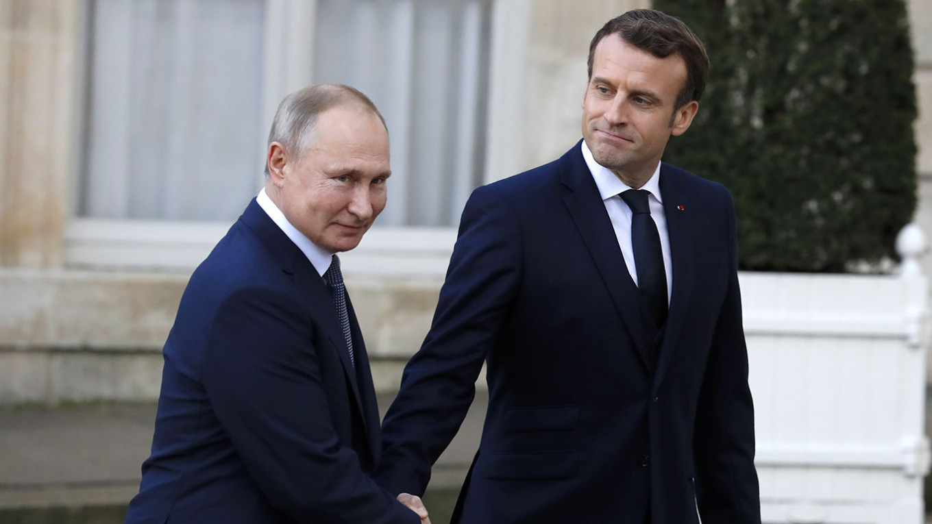 Kremlin’de Putin-Macron görüşmesi