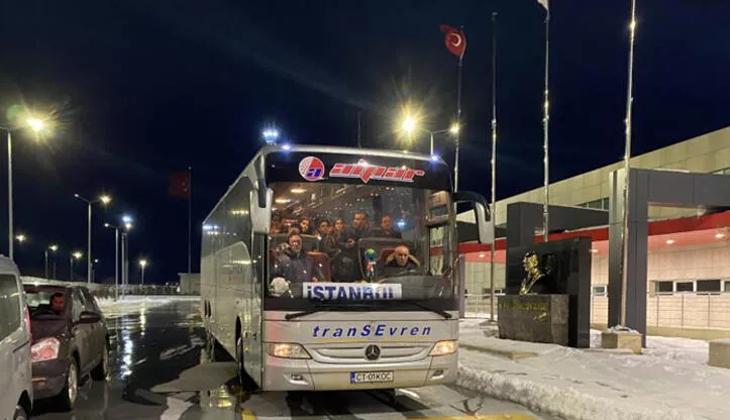 Ukrayna’daki çatışma bölgesinden gelen Türkler Edirne’ye ulaştı