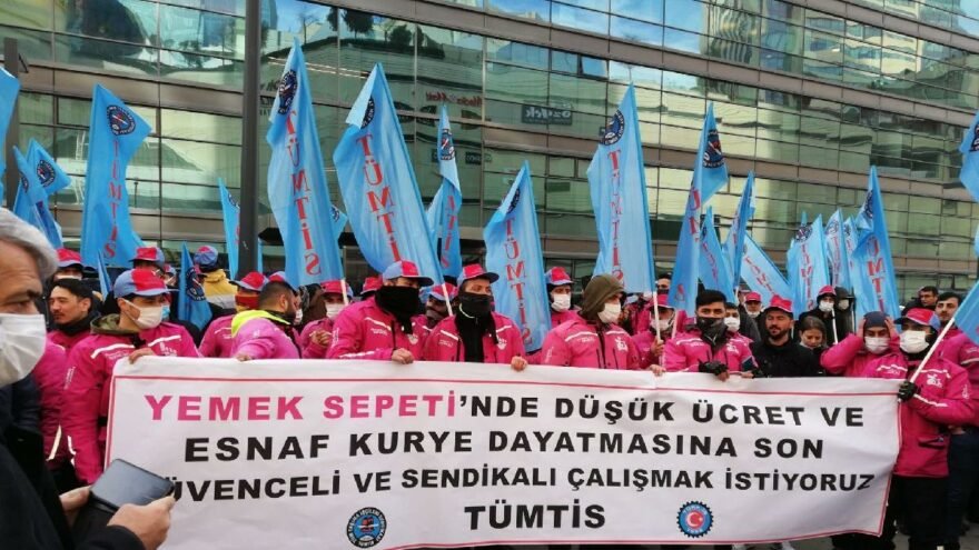 Kontak kapatan kapatana… Esnaf kuryeler isyanda