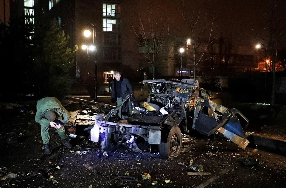 Donetsk’te önce siren sesi sonra patlama