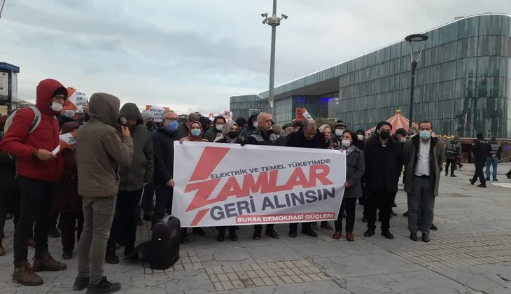 Bursa’da zam protestosu: Ödeyecek gücümüz yok, geri çekin