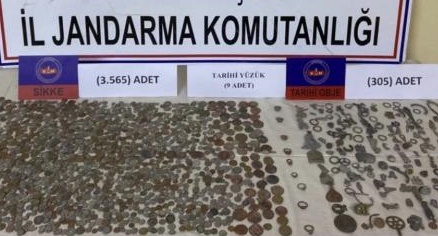 Tam 3.879 adet tarihi eser ele geçirildi