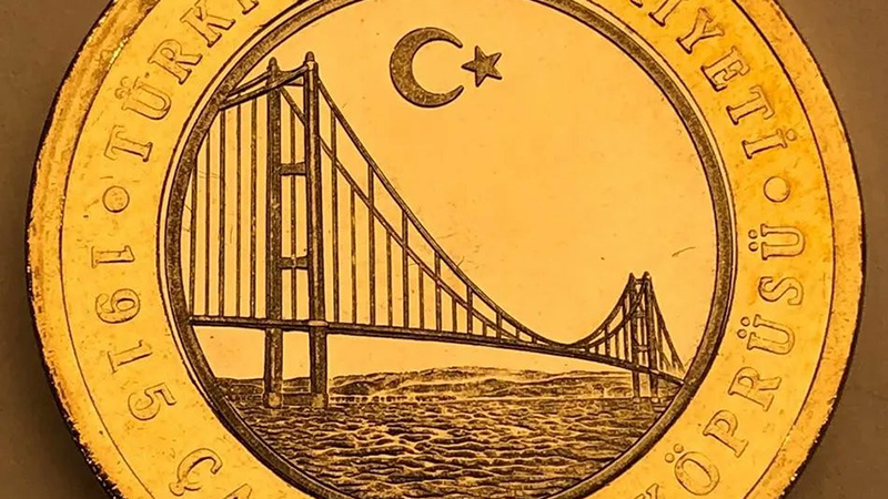 Çanakkale Köprüsü hatıra parası basıldı
