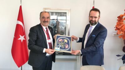 Başkan Türkyılmaz’dan büyükelçilere ziyaret