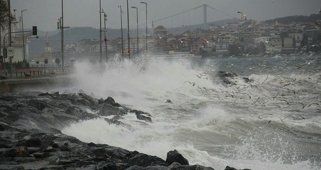Marmara Denizi’nde fırtına uyarısı!
