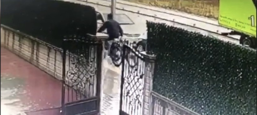 Bursa’da çaldığı bisikleti, sürerek götürdü