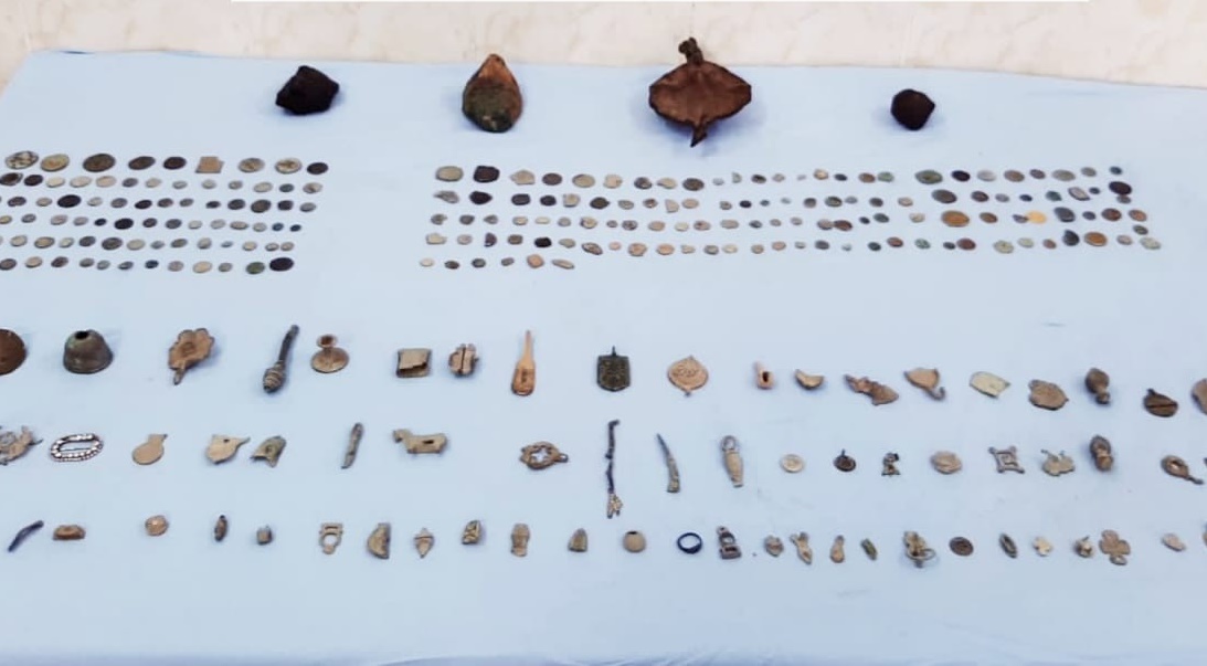 Tam 201 adet tarihi sikke ele geçirildi