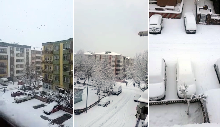 Bursa’da kar yağışı! O ilçe beyaza büründü…