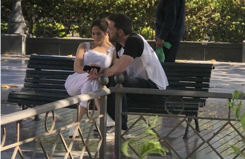Jennifer Lopez ve Ben Affleck İspanya sokaklarında
