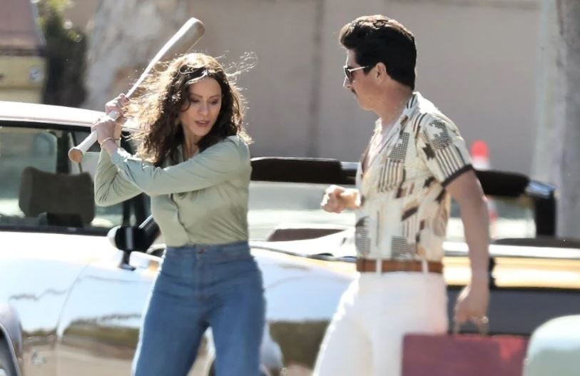 Sofia Vergara dizi setinde ortalığı birbirine kattı