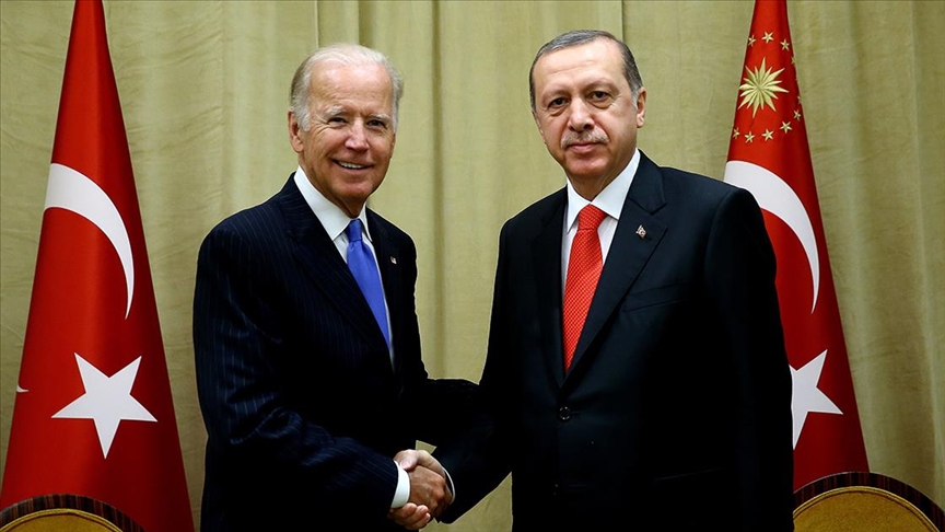 Cumhurbaşkanı Erdoğan ile ABD Başkanı Biden görüştü