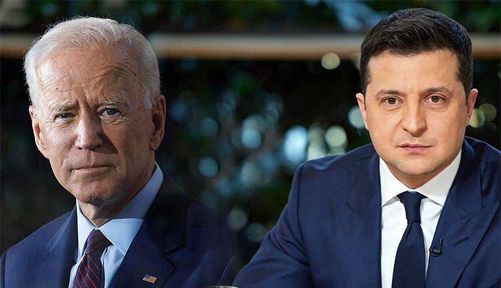 Biden ve Zelenski yaptırım ve yardımları görüştü