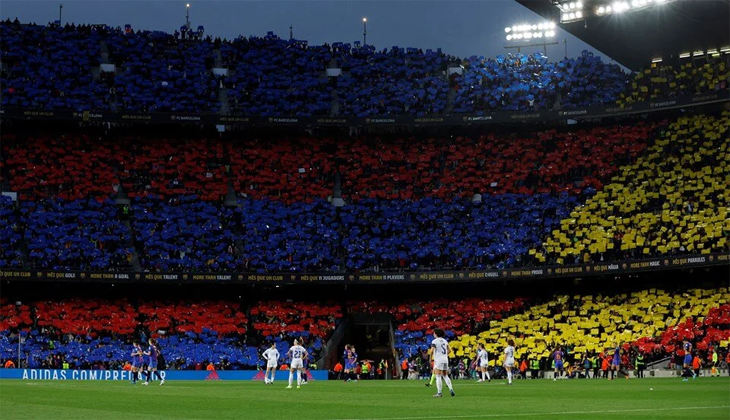 Camp Nou’daki kadınlar El Clasico maçında seyirci rekoru