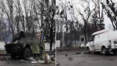 Ukrayna’da saldırıya uğrayan bölgeleri görüntüleyen Türk gazetecilere ateş açıldı