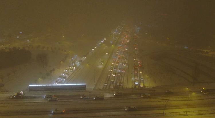 E-5’de trafik felç