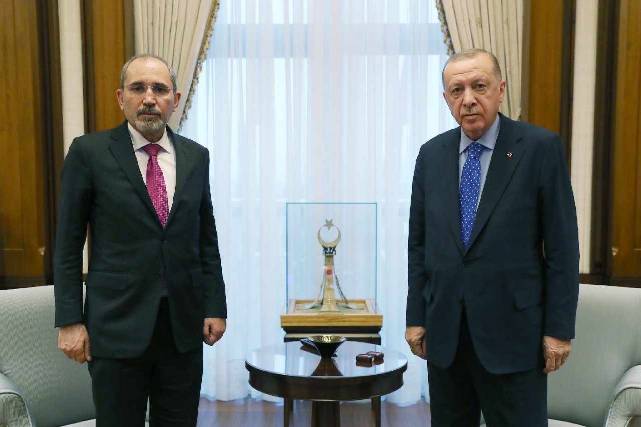 Erdoğan, Ürdün Başbakan Yardımcısını kabul etti