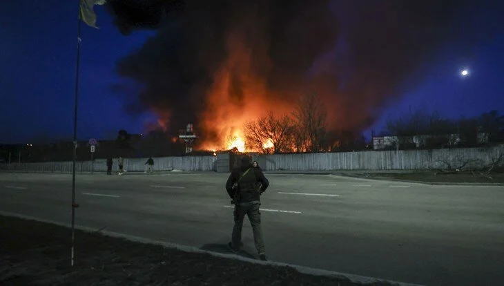 Rus güçleri yine Kiev’i hedef aldı: 2 ölü