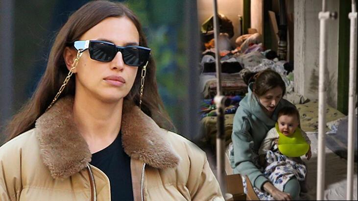 Rus model Irina Shayk Ukrayna’daki görüntülere kayıtsız kalamadı