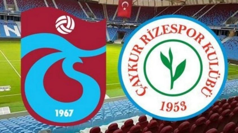 Trabzonspor ile Çaykur Rizespor 42. randevuda