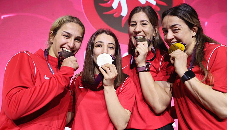 Türkiye Kadın Güreş Milli Takımı Avrupa Şampiyonu
