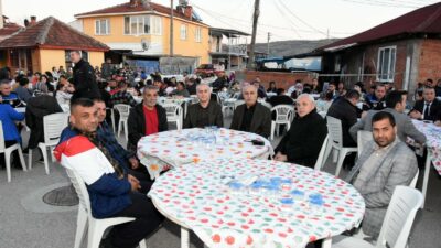 Yenişehir Belediye Başkanı Aydın’dan Roman Mahallesi’nde iftar